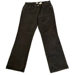 VINTAGE CALVIN KLEIN BLACK BOOT CUT JEANS SIZE 10